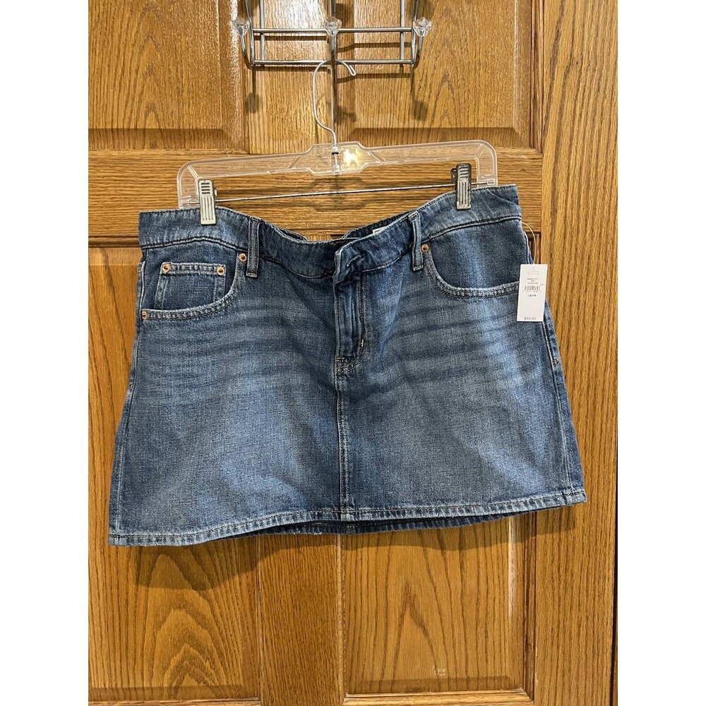 GAP Women’s Denim Mini Skirt NWT Dark Wash Size 32/14